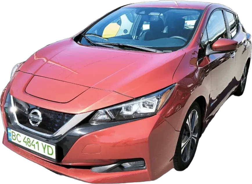 Nissan Leaf ВС 4841 YD Вид спереду зліва